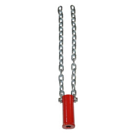 Spring Inside Metal Holder with Chain