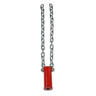 Spring Inside Metal Holder with Chain